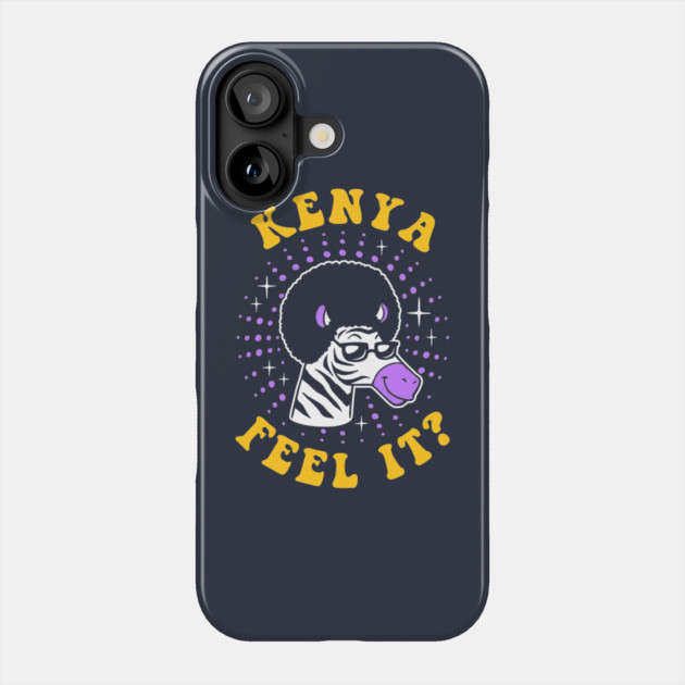 Kenya Feel It Phone Case by dumbshirts
