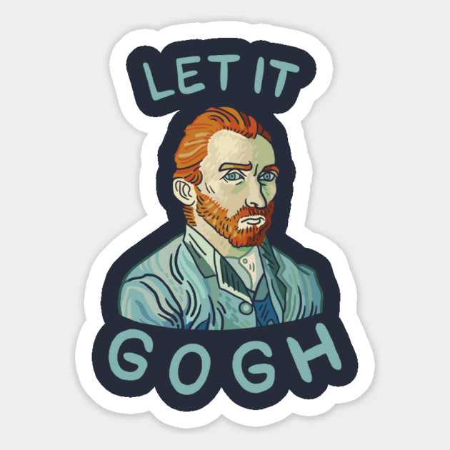 Let It Gogh Magnet by dumbshirts