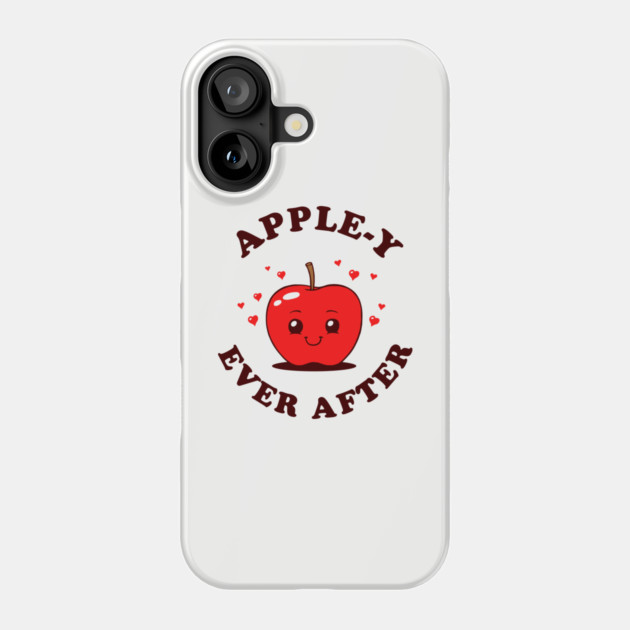 Apple-y Ever After Phone Case by dumbshirts