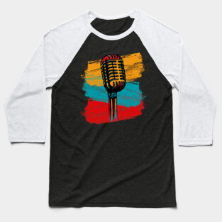 Microphone Baseball T-Shirt