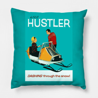 Hustler Snowmobile Pillow