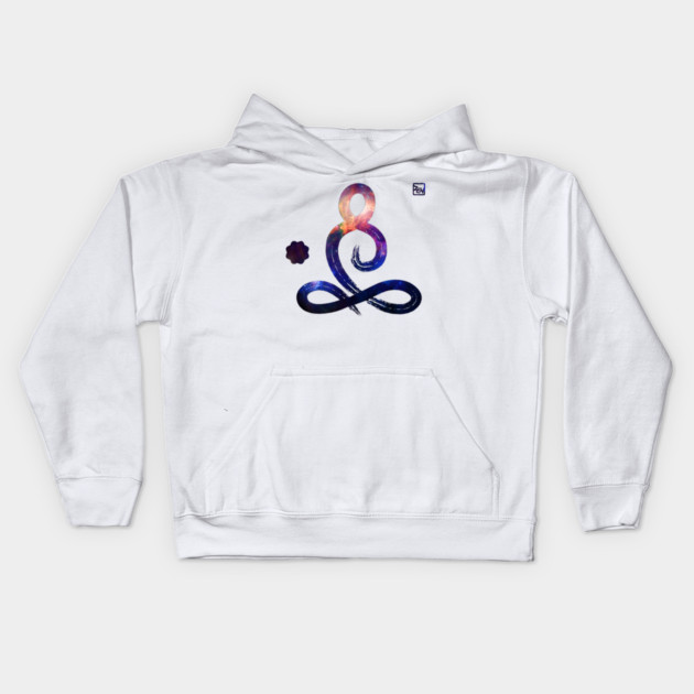 Zen Symbol Buddha Meditation Kids Hoodie by logiamerch