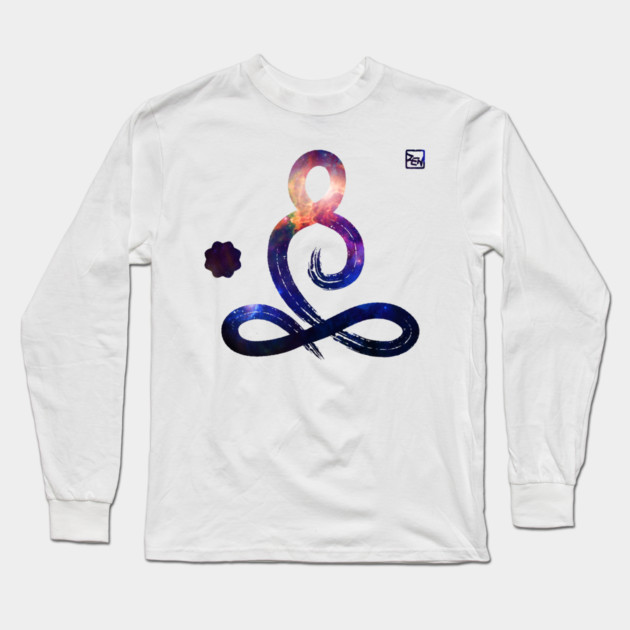 Zen Symbol Buddha Meditation Long Sleeve T-Shirt by logiamerch