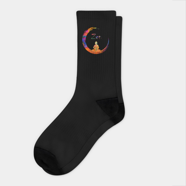 Zen Yoga Buddha Mediation Socks by logiamerch