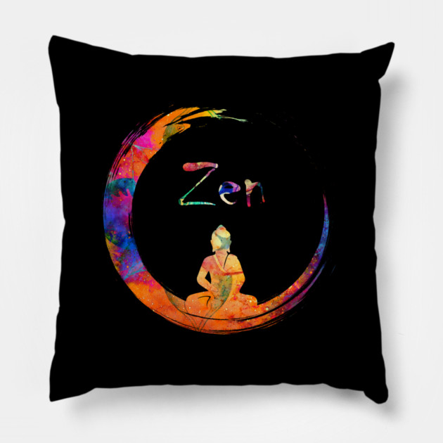 Zen Yoga Buddha Mediation Pillow by logiamerch