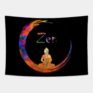 Zen Yoga Buddha Mediation Tapestry