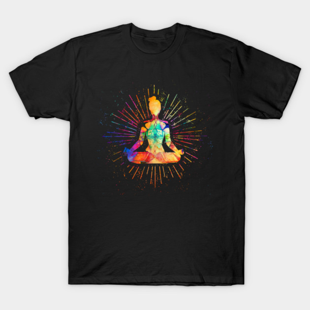 Yoga Meditation Pose Yoga Woman, Zen Mom T-Shirt by logiamerch