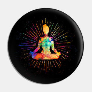 Yoga Meditation Pose Yoga Woman, Zen Mom Pin