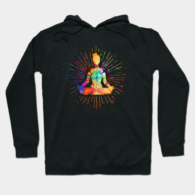 Yoga Meditation Pose Yoga Woman, Zen Mom Hoodie by logiamerch