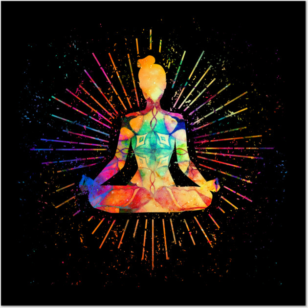 Yoga Meditation Pose Yoga Woman, Zen Mom Wall Art by logiamerch