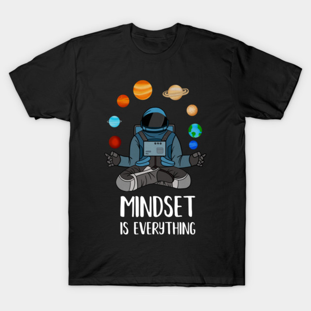 Astronaut Meditating, Yoga, Zen, Mindset Motivational T-Shirt by logiamerch