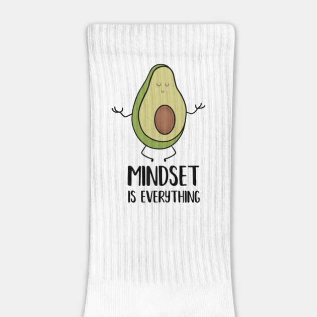 Avocado Yoga, Mindset Motivational Quote by logiamerch