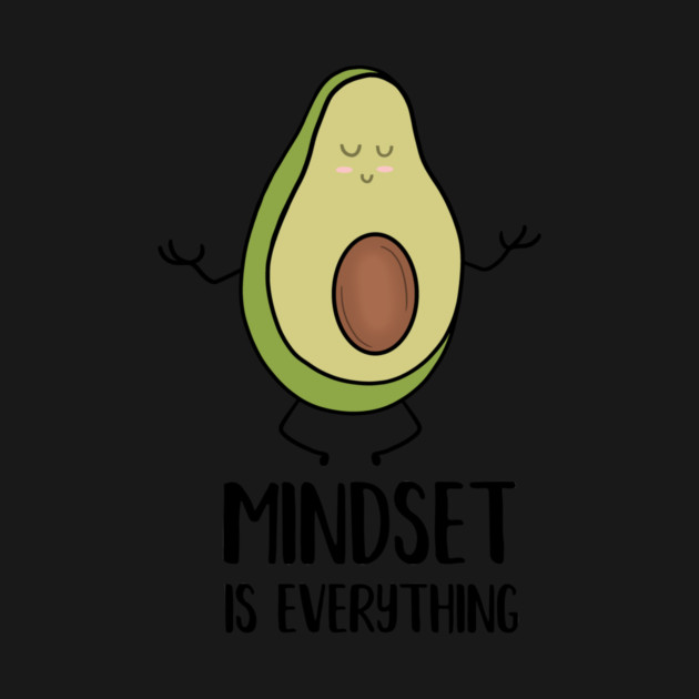 Avocado Yoga, Mindset Motivational Quote by logiamerch