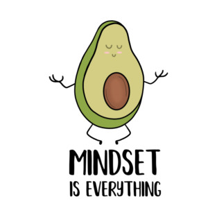 Avocado Yoga, Mindset Motivational Quote T-Shirt