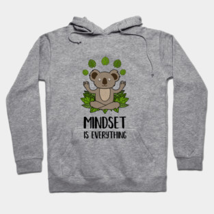 Koala Yoga, Motivational Quote, Meditation, Mindset Hoodie