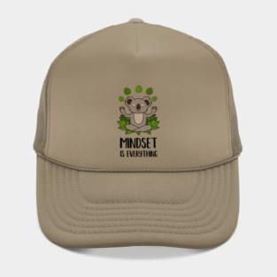 Koala Yoga, Motivational Quote, Meditation, Mindset Hat