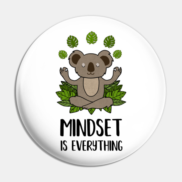 Koala Yoga, Motivational Quote, Meditation, Mindset Pin by logiamerch