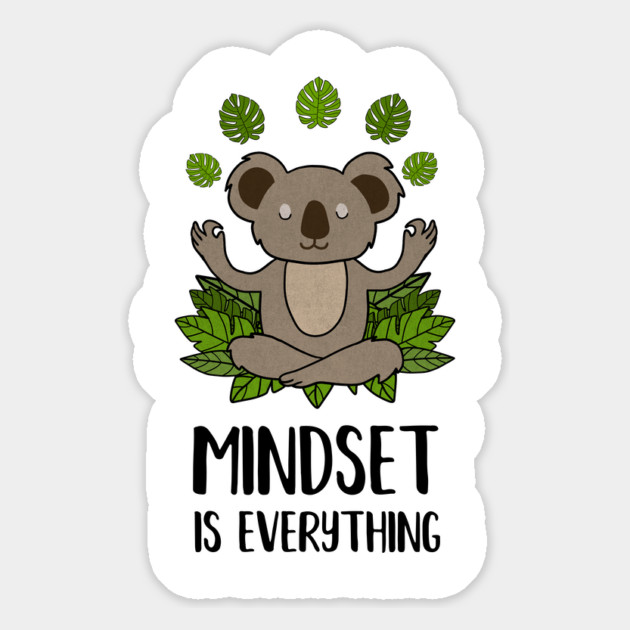 Koala Yoga, Motivational Quote, Meditation, Mindset Magnet by logiamerch