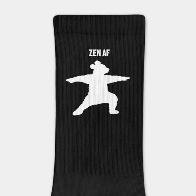 Zen Af Bear, Yoga Meditation Funny by logiamerch