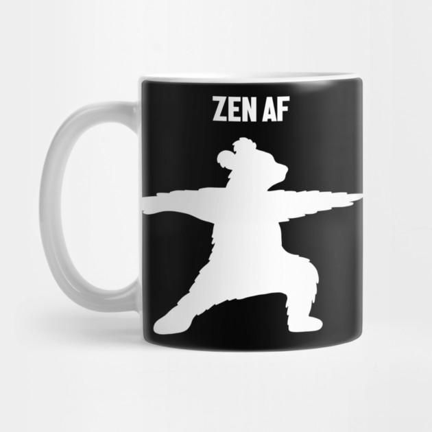 Zen Af Bear, Yoga Meditation Funny by logiamerch