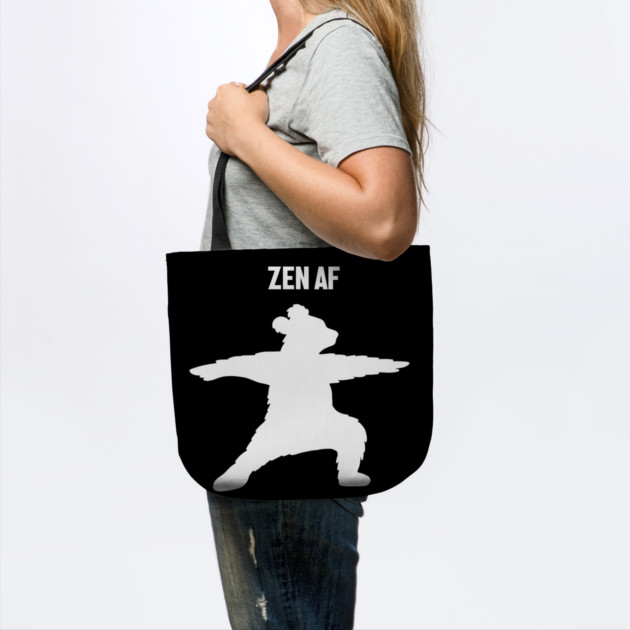 Zen Af Bear, Yoga Meditation Funny by logiamerch