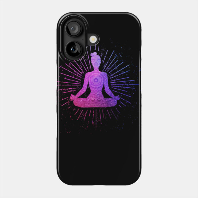 Yoga Meditation Pose Yoga Woman, Zen Mom Phone Case by logiamerch