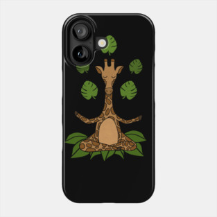 Giraffe Yoga, Meditation Zen Phone Case