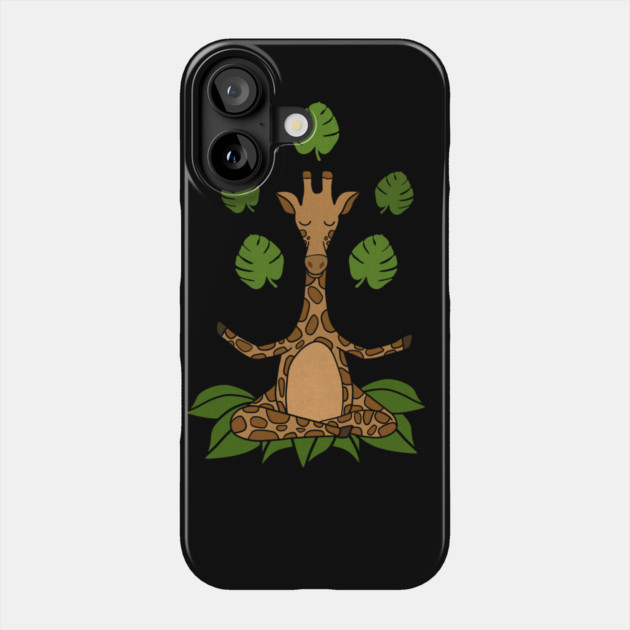 Giraffe Yoga, Meditation Zen Phone Case by logiamerch