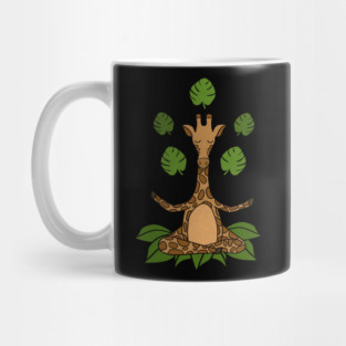 Giraffe Yoga, Meditation Zen Mug