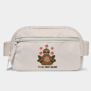 Sloth Yoga Meditation, Balance, Funny Zen Gift Bag