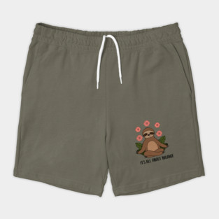 Sloth Yoga Meditation, Balance, Funny Zen Gift Shorts