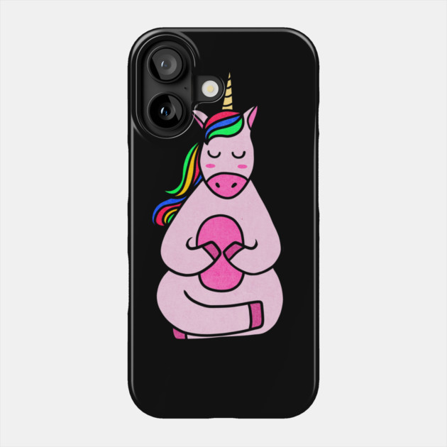 Cute Yoga Unicorn Meditating Phone Case by logiamerch