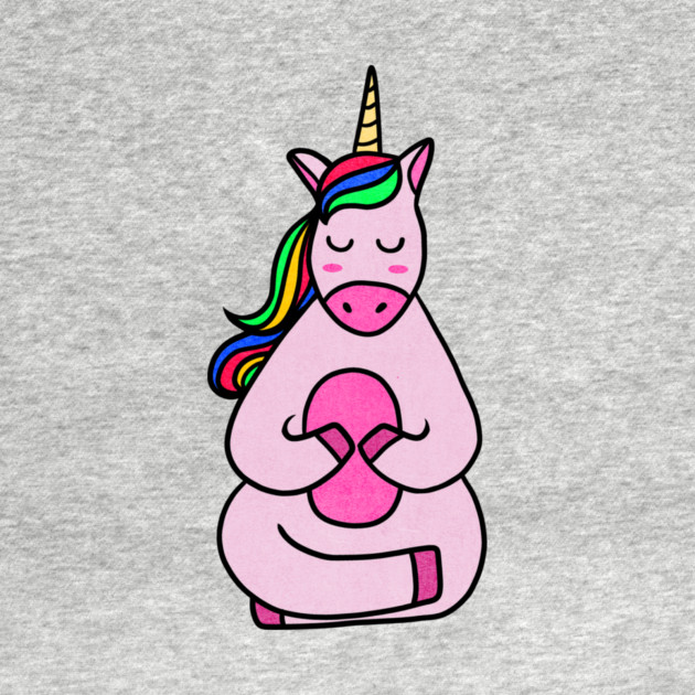 Cute Yoga Unicorn Meditating by logiamerch