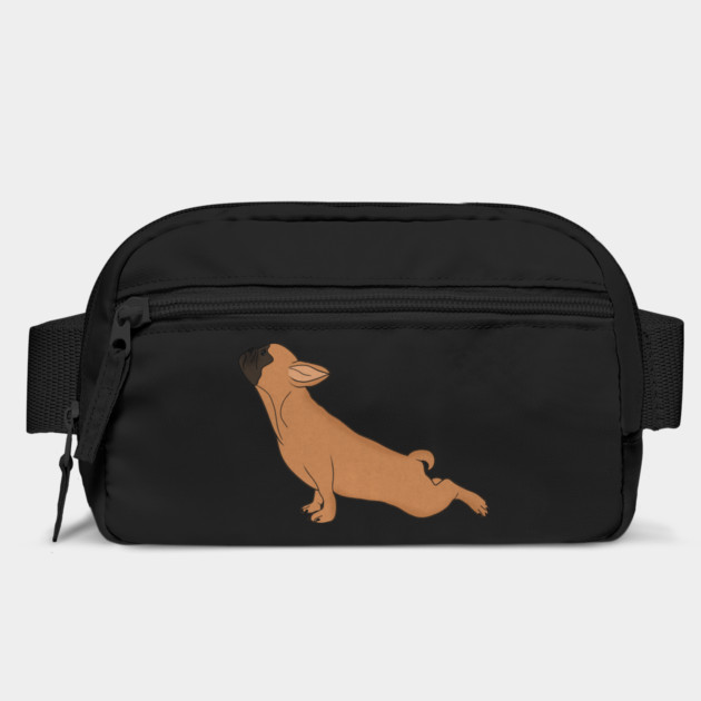 Cute French Bulldog doing Yoga, Funny Dog Lover by logiamerch