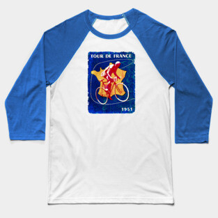 Tour de France Baseball T-Shirt