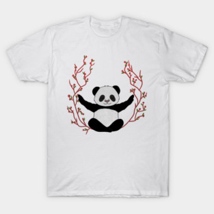 Panda Yoga Pose, Meditation T-Shirt