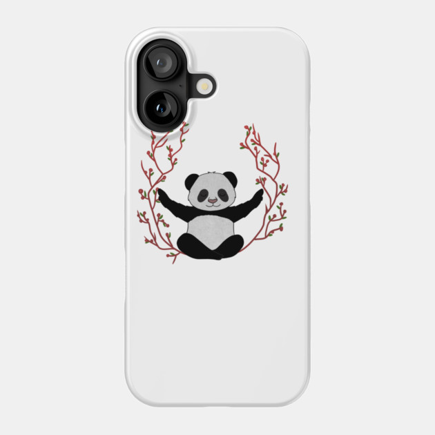 Panda Yoga Pose, Meditation Phone Case by logiamerch