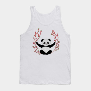 Panda Yoga Pose, Meditation Tank Top