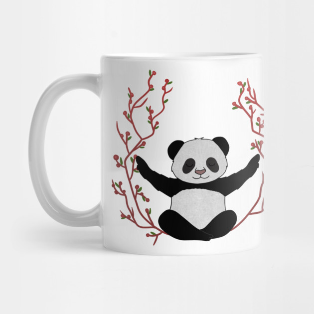 Panda Yoga Pose, Meditation by logiamerch