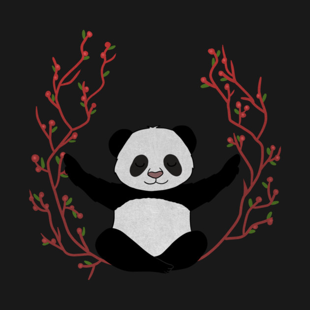 Panda Yoga Pose, Meditation by logiamerch
