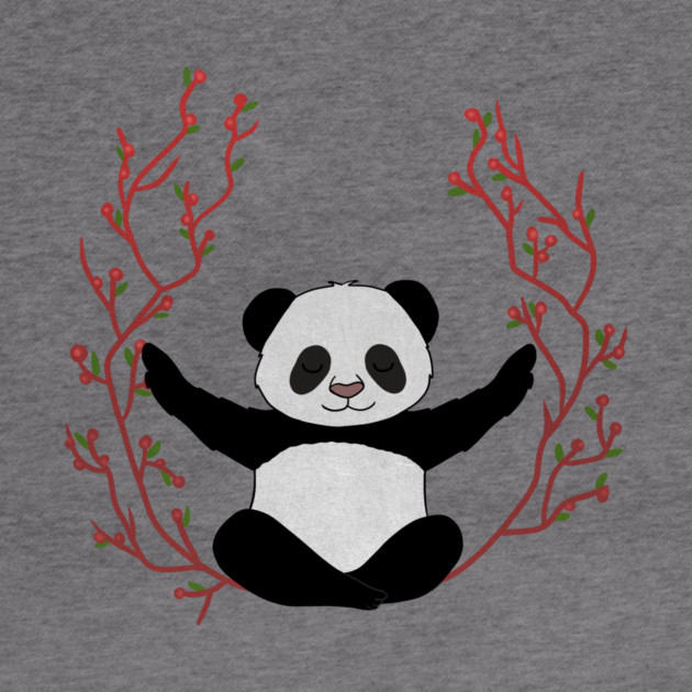 Panda Yoga Pose, Meditation by logiamerch