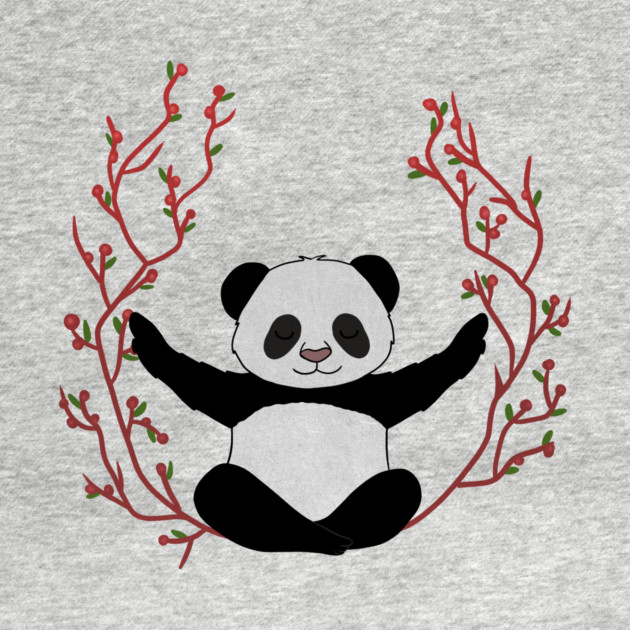 Panda Yoga Pose, Meditation by logiamerch