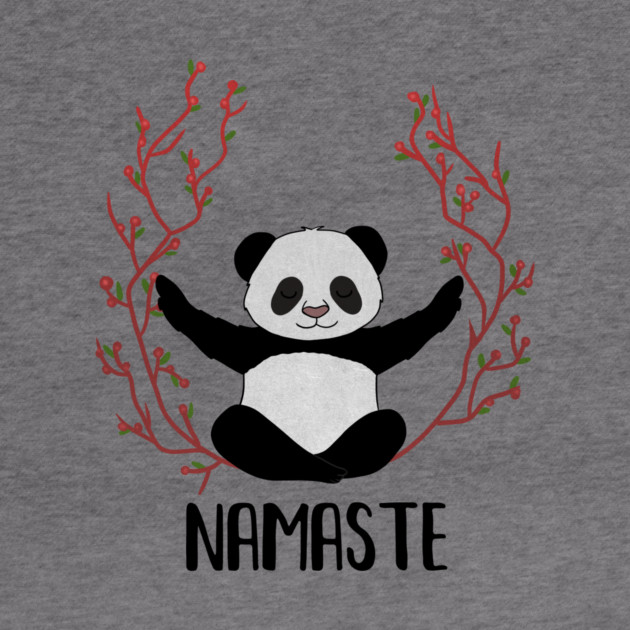 Panda Bear Yoga Pose, Namaste by logiamerch