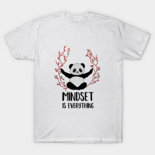 Panda Yoga, Meditation, Mindset Motivational Quote T-Shirt