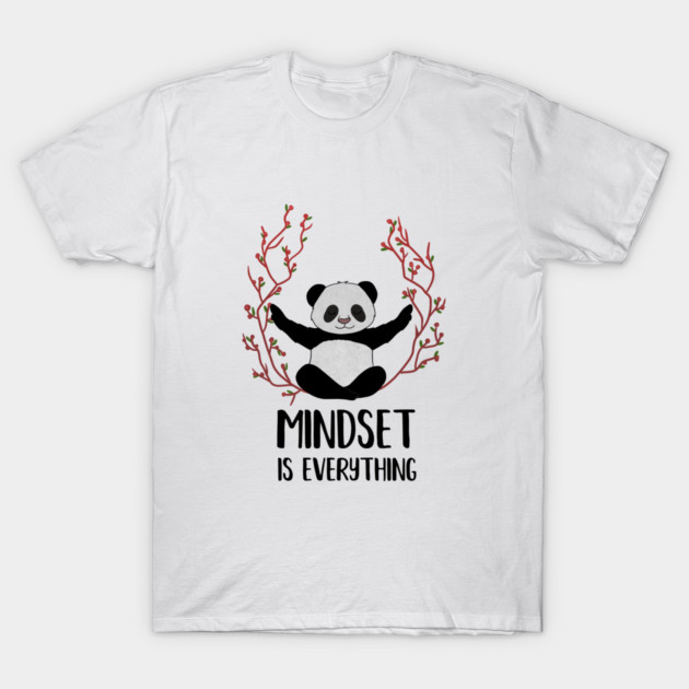 Panda Yoga, Meditation, Mindset Motivational Quote T-Shirt by logiamerch