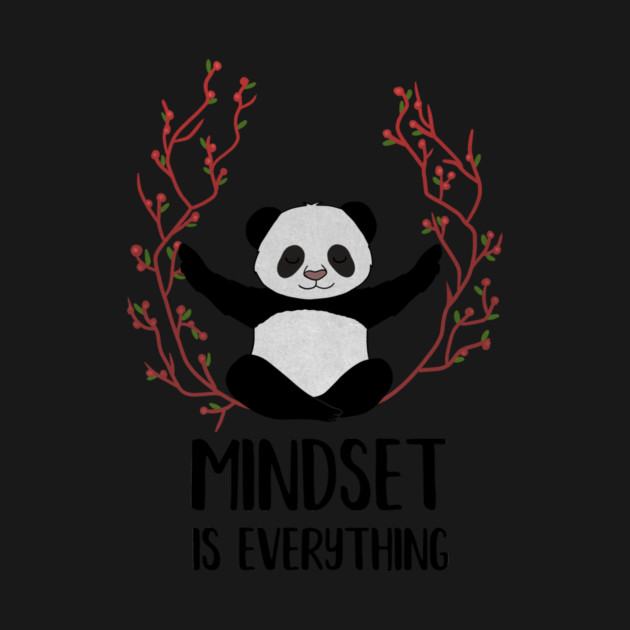 Panda Yoga, Meditation, Mindset Motivational Quote by logiamerch