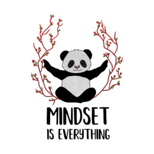 Panda Yoga, Meditation, Mindset Motivational Quote T-Shirt