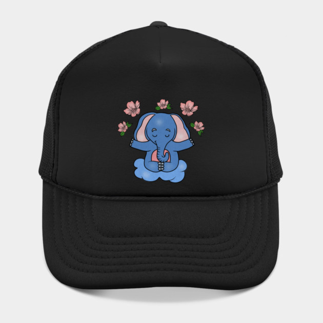Elephant Yoga, Meditation Floral Zen by logiamerch