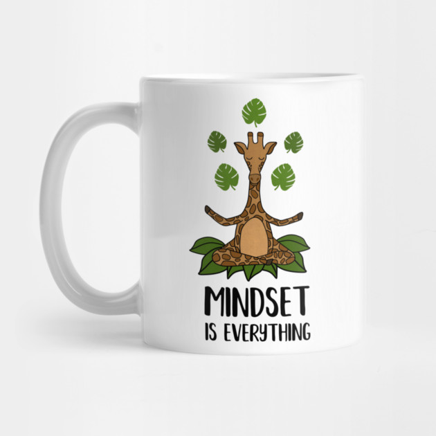 Giraffe Yoga, Mindset Motivational Quote by logiamerch