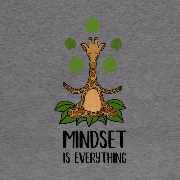 Giraffe Yoga, Mindset Motivational Quote by logiamerch